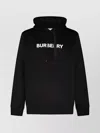 Burberry Black Cotton Sweatshirt In Black