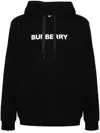 Burberry Black Cotton Sweatshirt In Black