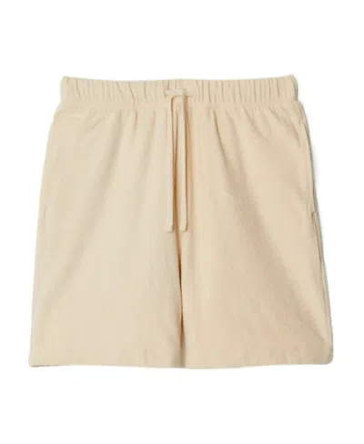 BURBERRY BURBERRY LOGO PRINTED DRAWSTRING BERMUDA SHORTS