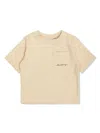 Burberry Logo-print Cotton T-shirt In Nude