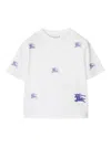 Burberry Baby Boys White Ekd Cotton T-shirt In White