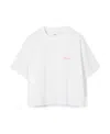 Burberry Lolly Crest Crop Graphic T-shirt In White