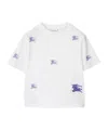 Burberry Baby Boys White Ekd Cotton T-shirt In White