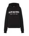 Burberry Black Cotton Sweatshirt In Black