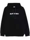 Burberry Black Cotton Sweatshirt In Black