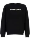 Burberry Burlow Logo Cotton Jersey Sweatshirt In Black