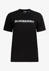 Burberry Black T-shirt With Bold Logo Design