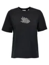 Burberry Paisley Ekd Cotton T-shirt In Black