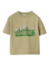 Burberry Logo-print T-shirt In Neutrals