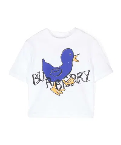 Burberry Logo-print T-shirt In White