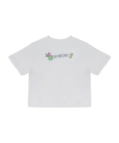 Burberry Logo-print T-shirt In White