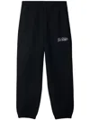 Burberry Logo-print Track Pants In Black