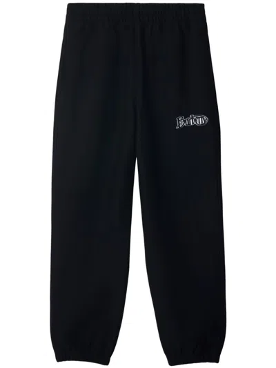 BURBERRY LOGO-PRINT TRACK PANTS