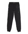 Burberry Logo-print Track Pants In Black