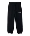 Burberry Logo-print Track Pants In Black