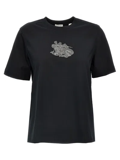 Burberry Paisley Ekd T-shirt In Black