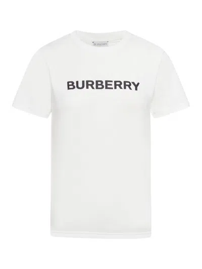 BURBERRY LOGO PRINTED CREWNECK T-SHIRT