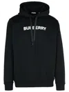 Burberry Black Cotton Sweatshirt In Black