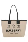 BURBERRY BURBERRY LOGO PRINTED TOTE BAG