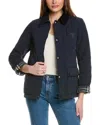 Burberry Quilted Nylon Jacket In Black