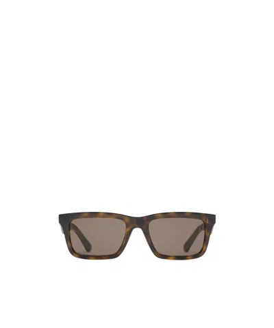 BURBERRY LOGO RECTANGULAR SUNGLASSES