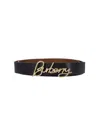 Burberry Adjustable Reversible Belts Smooth Finish In Black