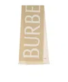 Burberry Fringe Reversible Scarf With Versatile Styling