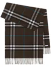 Burberry Dark Brown Signature Print Scarf