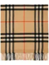 Burberry Logo Scarf In Brown
