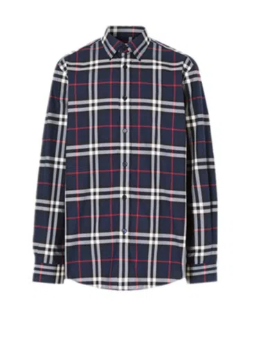 Burberry Logo Shirt In Black