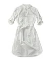 Burberry Logo Shirt Dress In White
