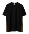 Burberry Logo Short Sleeve T-shirt In Black
