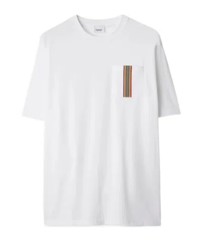 Burberry Logo Short-sleeved T-shirt In White