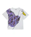 Burberry White Cotton T-shirt With Print In White