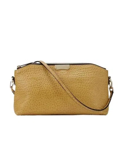 Burberry Logo Shoulder Bag In Yellow