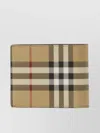 Burberry Check Pattern Hipfold Wallet With Smooth Leather Interior