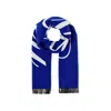 Burberry Logo Silk Wool Blend Scarf