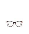 Burberry Logo Striped Flat Mirror In White