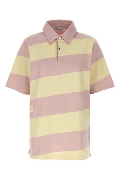 BURBERRY BURBERRY LOGO STRIPED POLO SHIRT