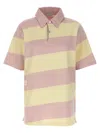 BURBERRY BURBERRY LOGO STRIPED POLO SHIRT