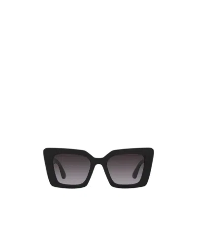 Burberry Logo Sunglasses In Black