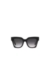 Burberry Bio-acetate Square Frame Sunglasses In Black