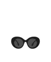 Burberry Womens Black Be4370u Margot Round-frame Acetate Sunglasses In Black