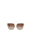 Burberry Logo Sunglasses In Brown