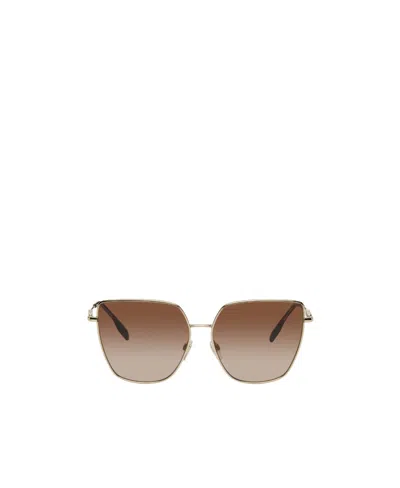 Burberry Logo Sunglasses In Brown