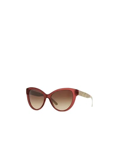 Burberry Logo Sunglasses In Brown