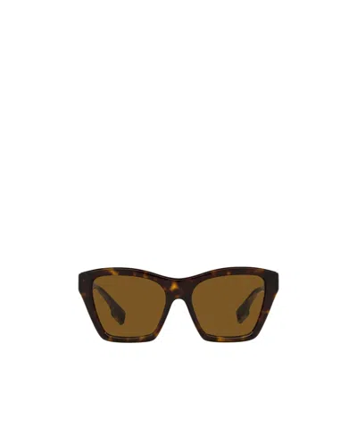 Burberry Logo Sunglasses In Brown