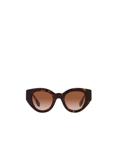 Burberry Logo Sunglasses In Brown