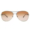 Burberry Eyewear Aviator Frame Sunglasses In Nude