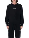 Burberry Black Logo Cotton Blend Sweatshirt